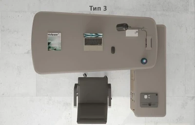 Кабинет руководителя Time metal Мокко Премиум