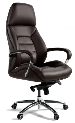 Кресло для руководителя Norden Porsche F181 brown leather коричневая кожа