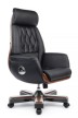 Кресло для руководителя Riva Design Byron YS1505A черная кожа