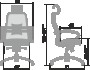 Кресло для руководителя Метта Samurai S-2.04 бордовый - 4