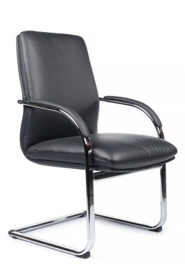Конференц-кресло Riva Design Pablo-CF C2216-1 черная кожа